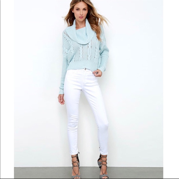 ✨Sky Blue Chunky Cable Knit Sweater✨ - Picture 3 of 7